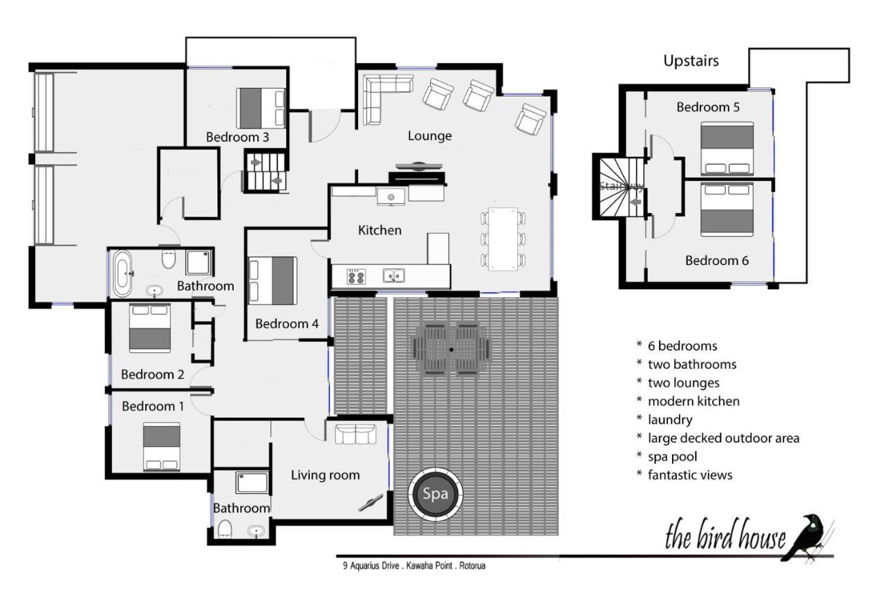 The Bird House - Kawaha Point, Rotorua. Stylish Six Bedroom Home With Space, Views And Relaxed Atmosphere Extérieur photo